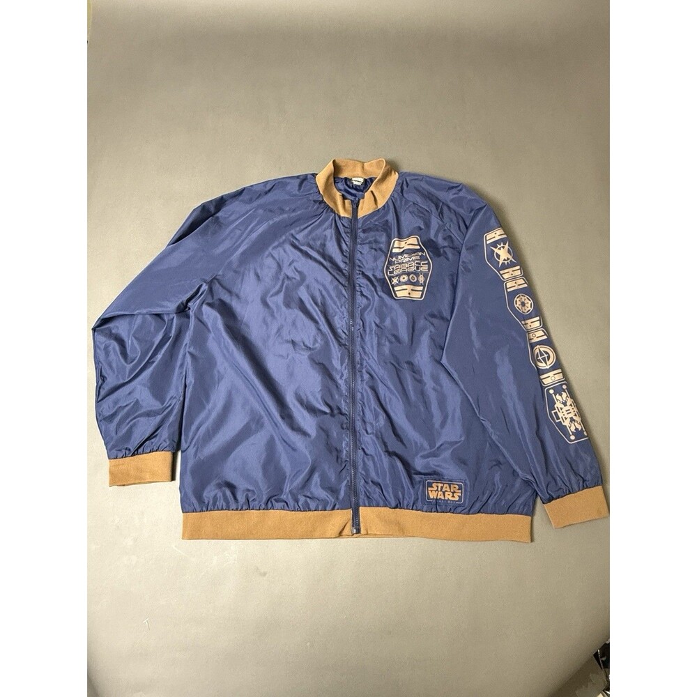 Star Wars Disney Numidian Prime Sabacc League BlueTrack Jacket Mens Size XXL